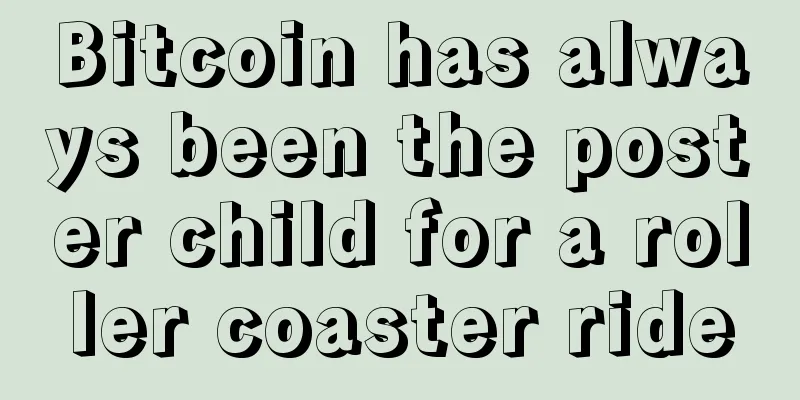 Bitcoin has always been the poster child for a roller coaster ride