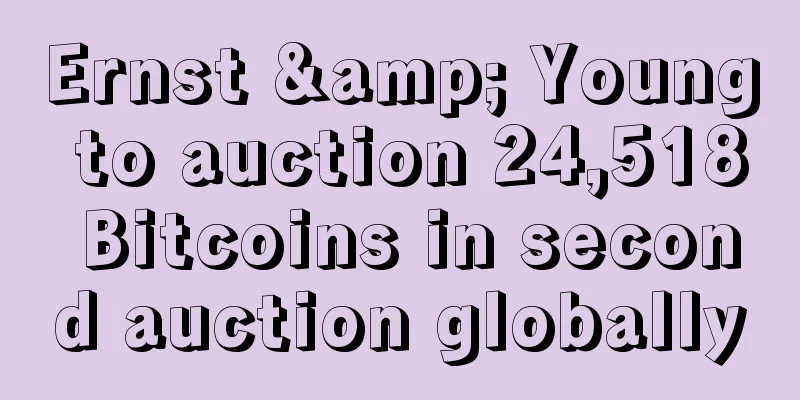 Ernst & Young to auction 24,518 Bitcoins in second auction globally