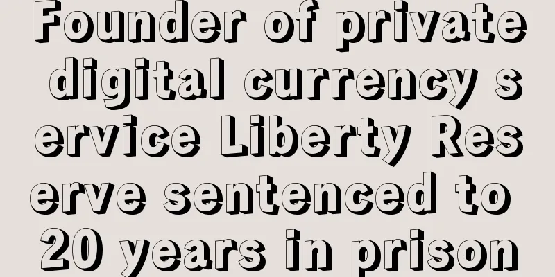 Founder of private digital currency service Liberty Reserve sentenced to 20 years in prison