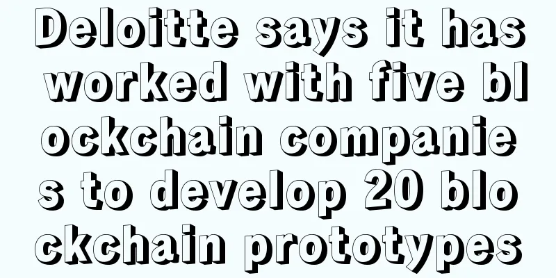 Deloitte says it has worked with five blockchain companies to develop 20 blockchain prototypes