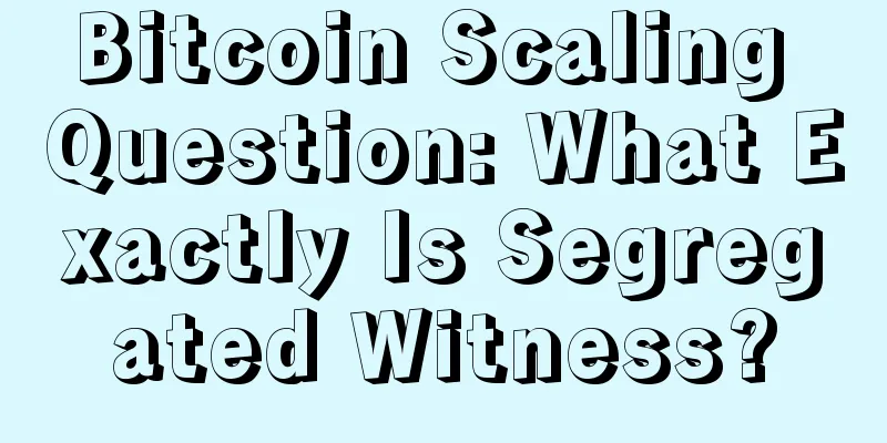 Bitcoin Scaling Question: What Exactly Is Segregated Witness?