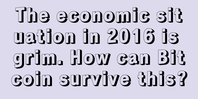 The economic situation in 2016 is grim. How can Bitcoin survive this?