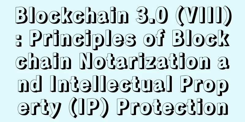 Blockchain 3.0 (VIII): Principles of Blockchain Notarization and Intellectual Property (IP) Protection