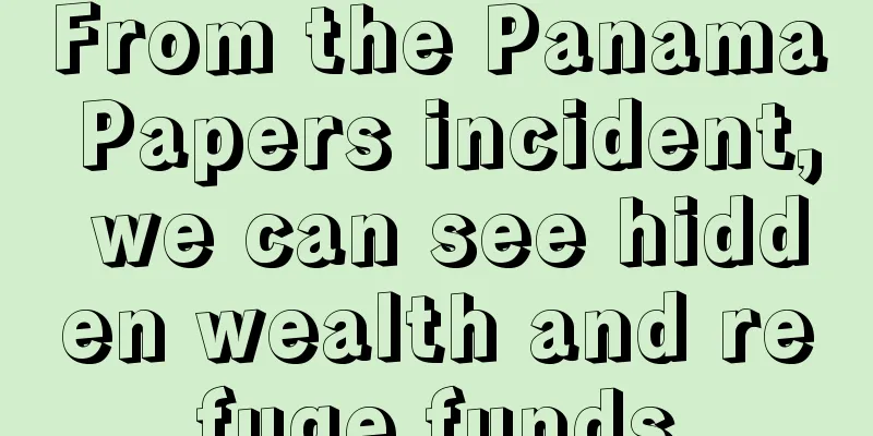 From the Panama Papers incident, we can see hidden wealth and refuge funds