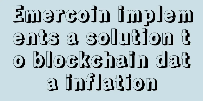 Emercoin implements a solution to blockchain data inflation