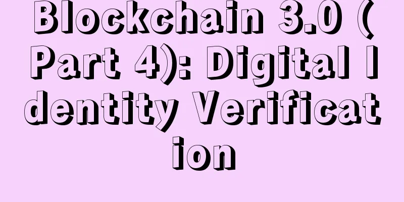 Blockchain 3.0 (Part 4): Digital Identity Verification