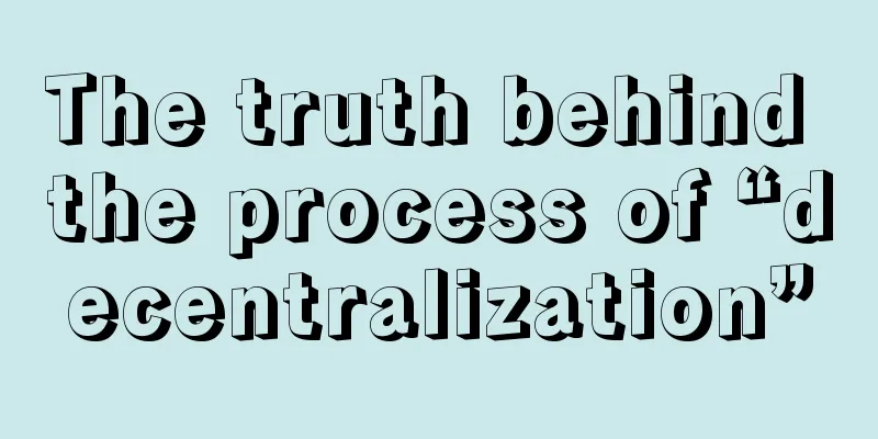 The truth behind the process of “decentralization”