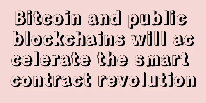 Bitcoin and public blockchains will accelerate the smart contract revolution