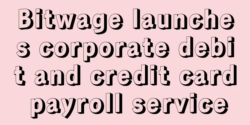 Bitwage launches corporate debit and credit card payroll service