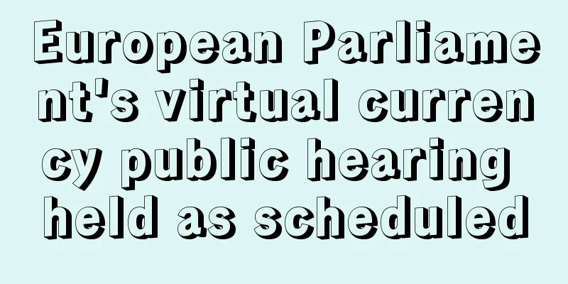 European Parliament's virtual currency public hearing held as scheduled