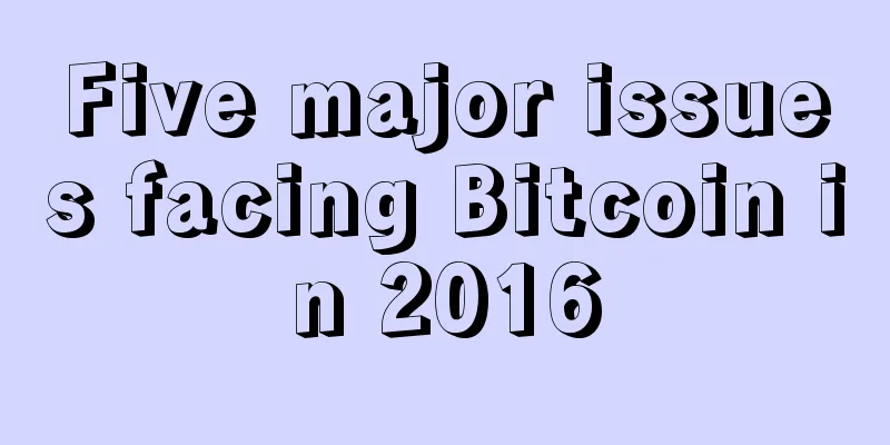 Five major issues facing Bitcoin in 2016