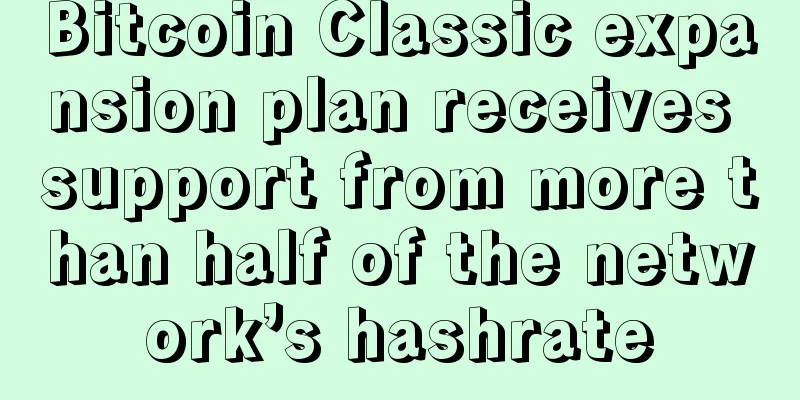 Bitcoin Classic expansion plan receives support from more than half of the network’s hashrate