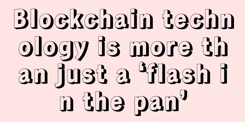 Blockchain technology is more than just a ‘flash in the pan’