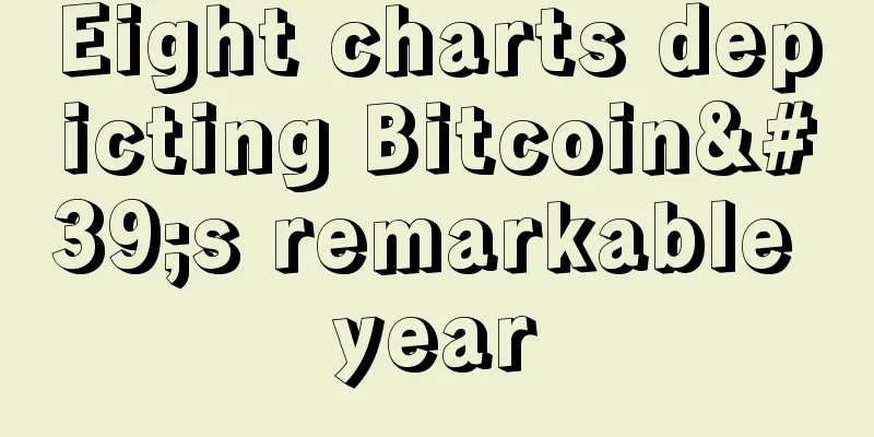 Eight charts depicting Bitcoin's remarkable year