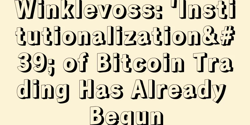 Winklevoss: 'Institutionalization' of Bitcoin Trading Has Already Begun