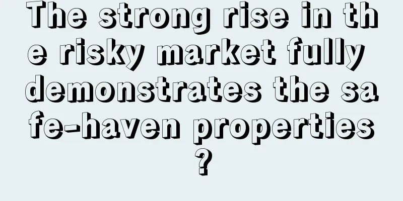 The strong rise in the risky market fully demonstrates the safe-haven properties?