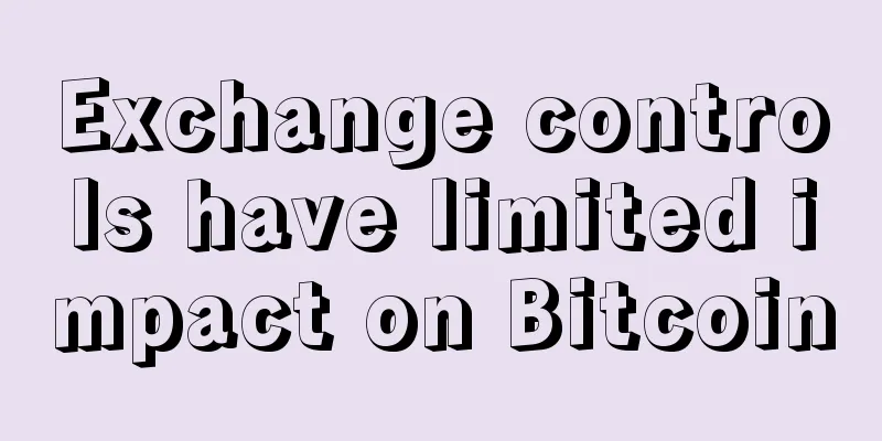 Exchange controls have limited impact on Bitcoin