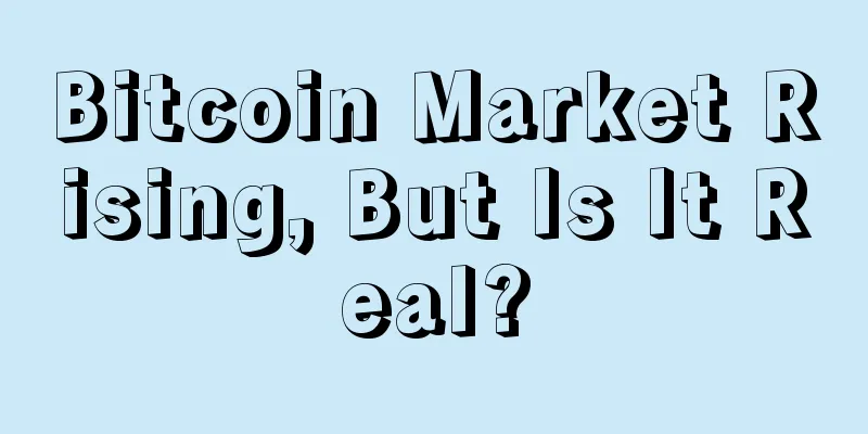Bitcoin Market Rising, But Is It Real?