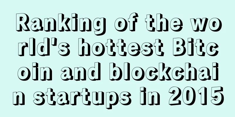 Ranking of the world's hottest Bitcoin and blockchain startups in 2015