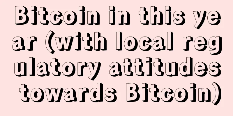 Bitcoin in this year (with local regulatory attitudes towards Bitcoin)