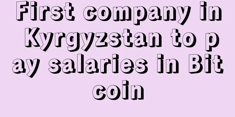 First company in Kyrgyzstan to pay salaries in Bitcoin