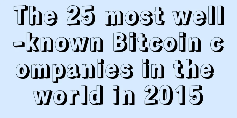 The 25 most well-known Bitcoin companies in the world in 2015