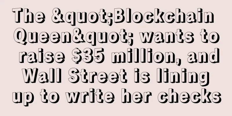 The "Blockchain Queen" wants to raise $35 million, and Wall Street is lining up to write her checks