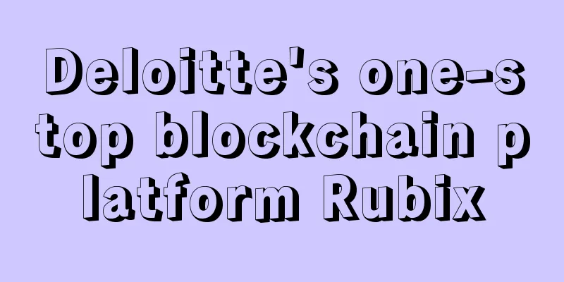 Deloitte's one-stop blockchain platform Rubix