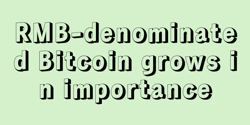 RMB-denominated Bitcoin grows in importance