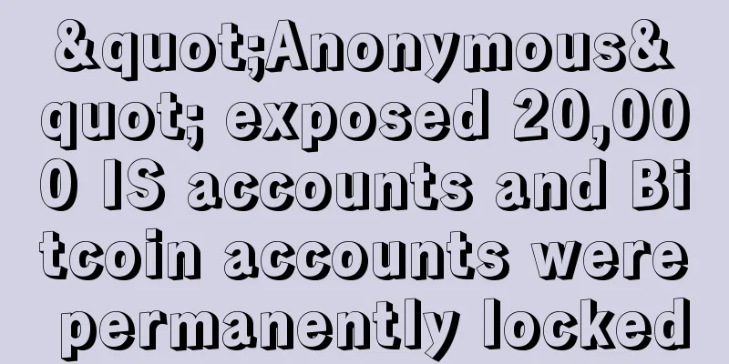 "Anonymous" exposed 20,000 IS accounts and Bitcoin accounts were permanently locked