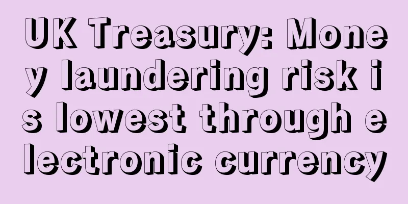 UK Treasury: Money laundering risk is lowest through electronic currency