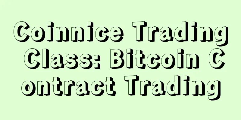Coinnice Trading Class: Bitcoin Contract Trading