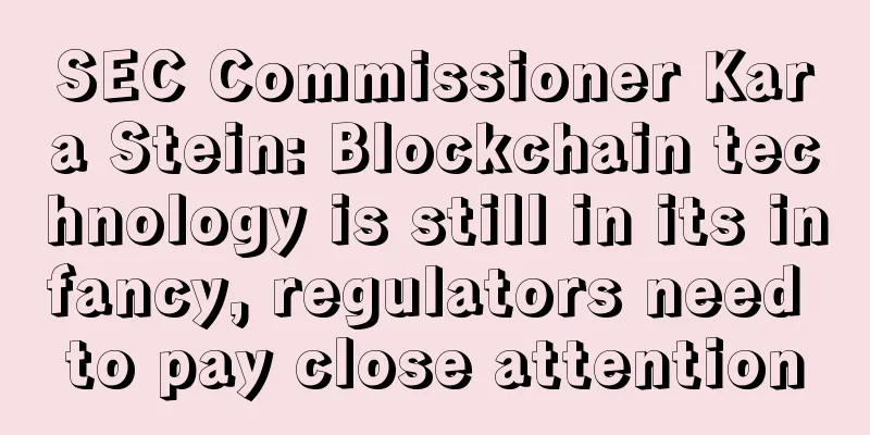 SEC Commissioner Kara Stein: Blockchain technology is still in its infancy, regulators need to pay close attention