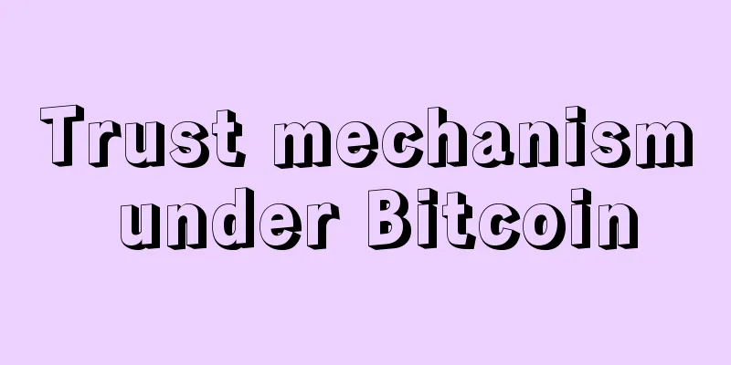 Trust mechanism under Bitcoin