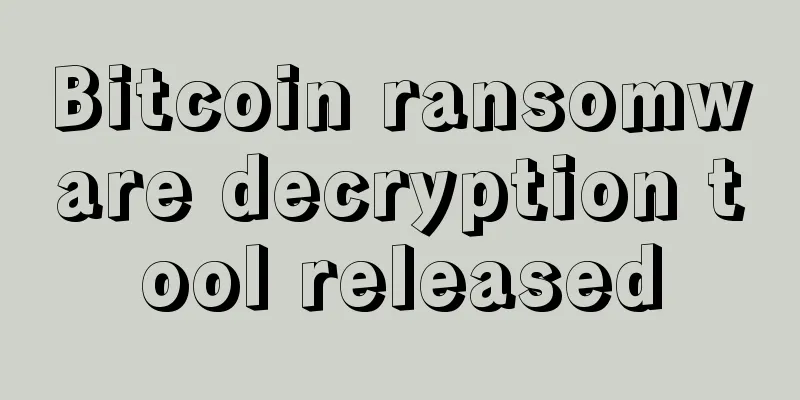 Bitcoin ransomware decryption tool released