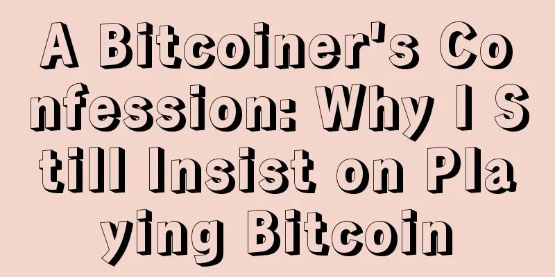 A Bitcoiner's Confession: Why I Still Insist on Playing Bitcoin