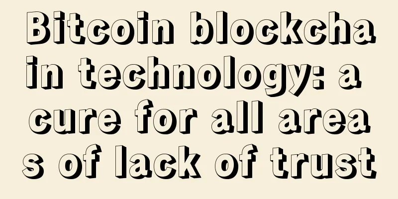Bitcoin blockchain technology: a cure for all areas of lack of trust