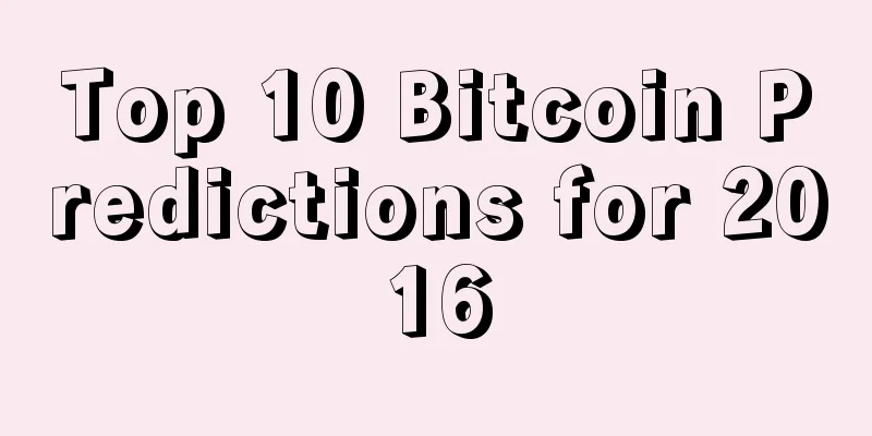 Top 10 Bitcoin Predictions for 2016
