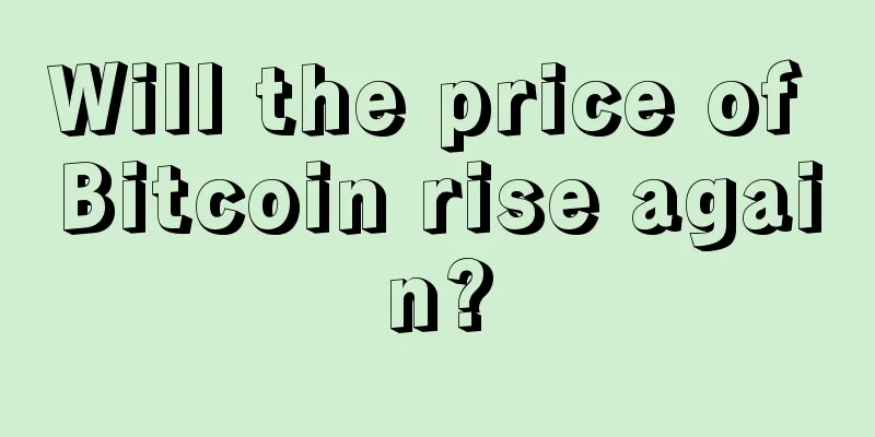 Will the price of Bitcoin rise again?