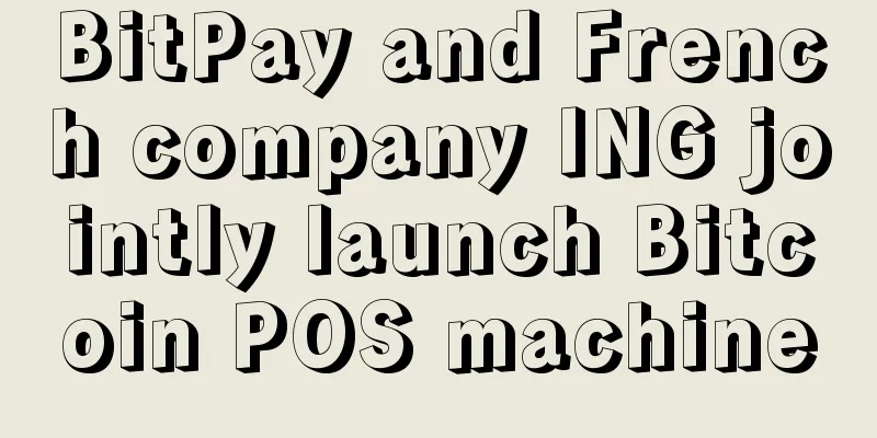 BitPay and French company ING jointly launch Bitcoin POS machine