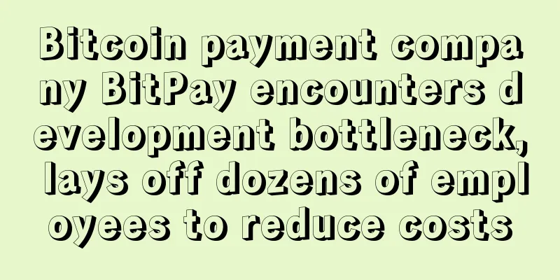 Bitcoin payment company BitPay encounters development bottleneck, lays off dozens of employees to reduce costs