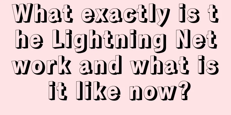 What exactly is the Lightning Network and what is it like now?