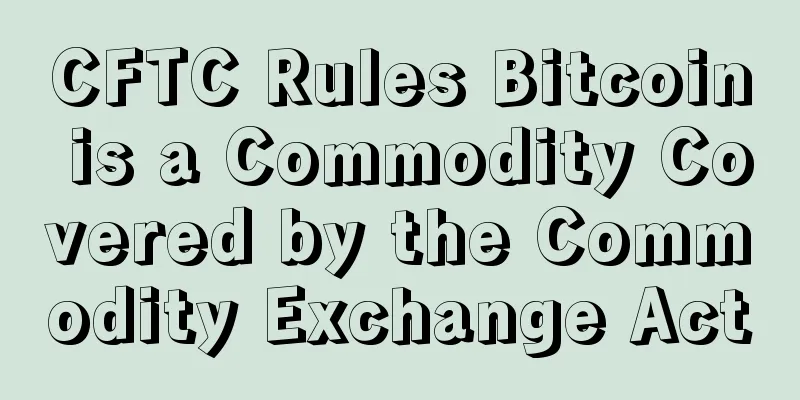 CFTC Rules Bitcoin is a Commodity Covered by the Commodity Exchange Act
