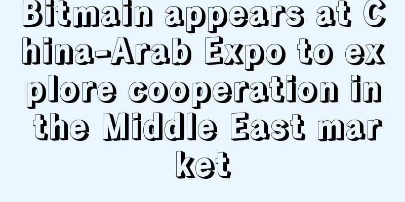 Bitmain appears at China-Arab Expo to explore cooperation in the Middle East market