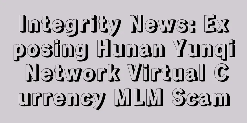 Integrity News: Exposing Hunan Yunqi Network Virtual Currency MLM Scam