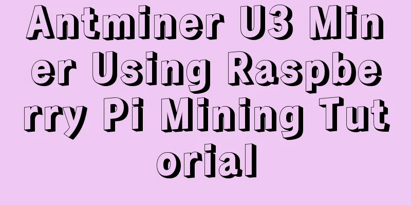 Antminer U3 Miner Using Raspberry Pi Mining Tutorial
