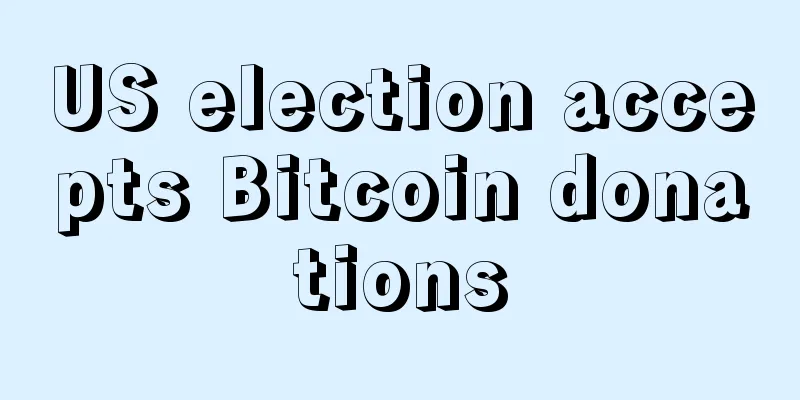 US election accepts Bitcoin donations