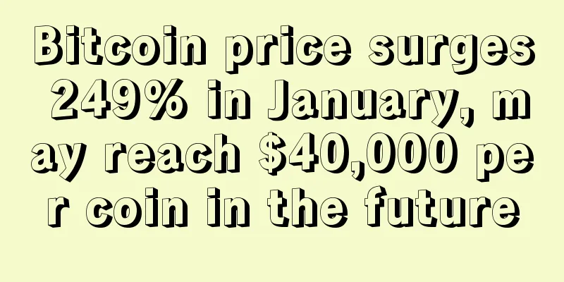 Bitcoin price surges 249% in January, may reach $40,000 per coin in the future