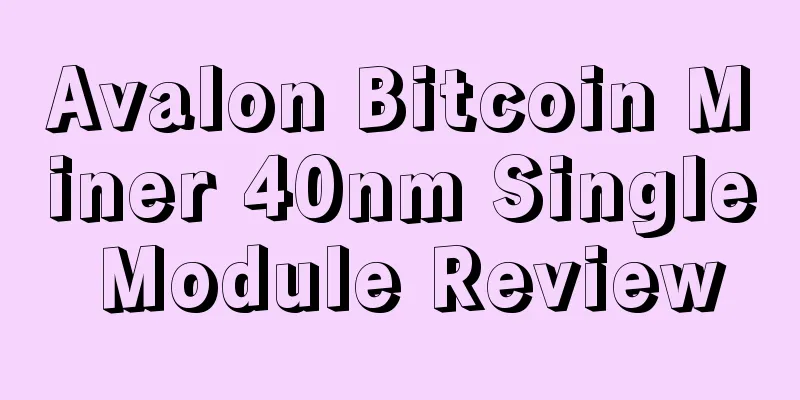 Avalon Bitcoin Miner 40nm Single Module Review