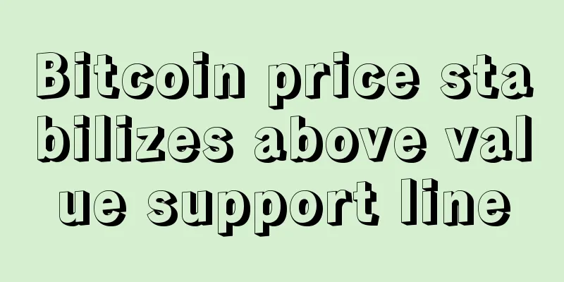 Bitcoin price stabilizes above value support line